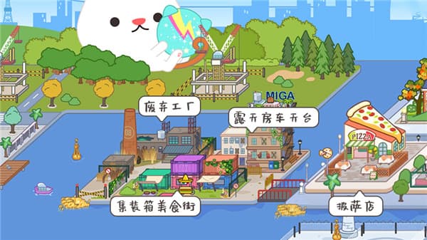 MIGATOWEMY WORLD地图介绍 MIGATOWEMY WORLD地图介绍